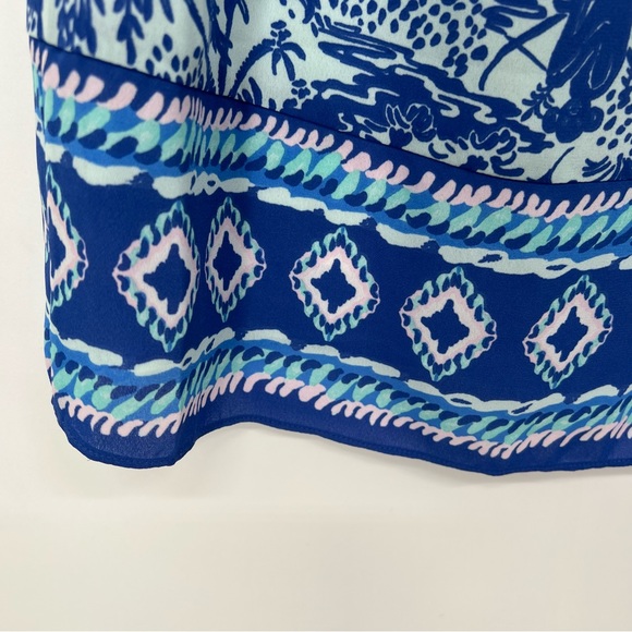 Lilly Pulitzer Evah Shift Dress Print:- Ready Set Gecko - Picture 6 of 7